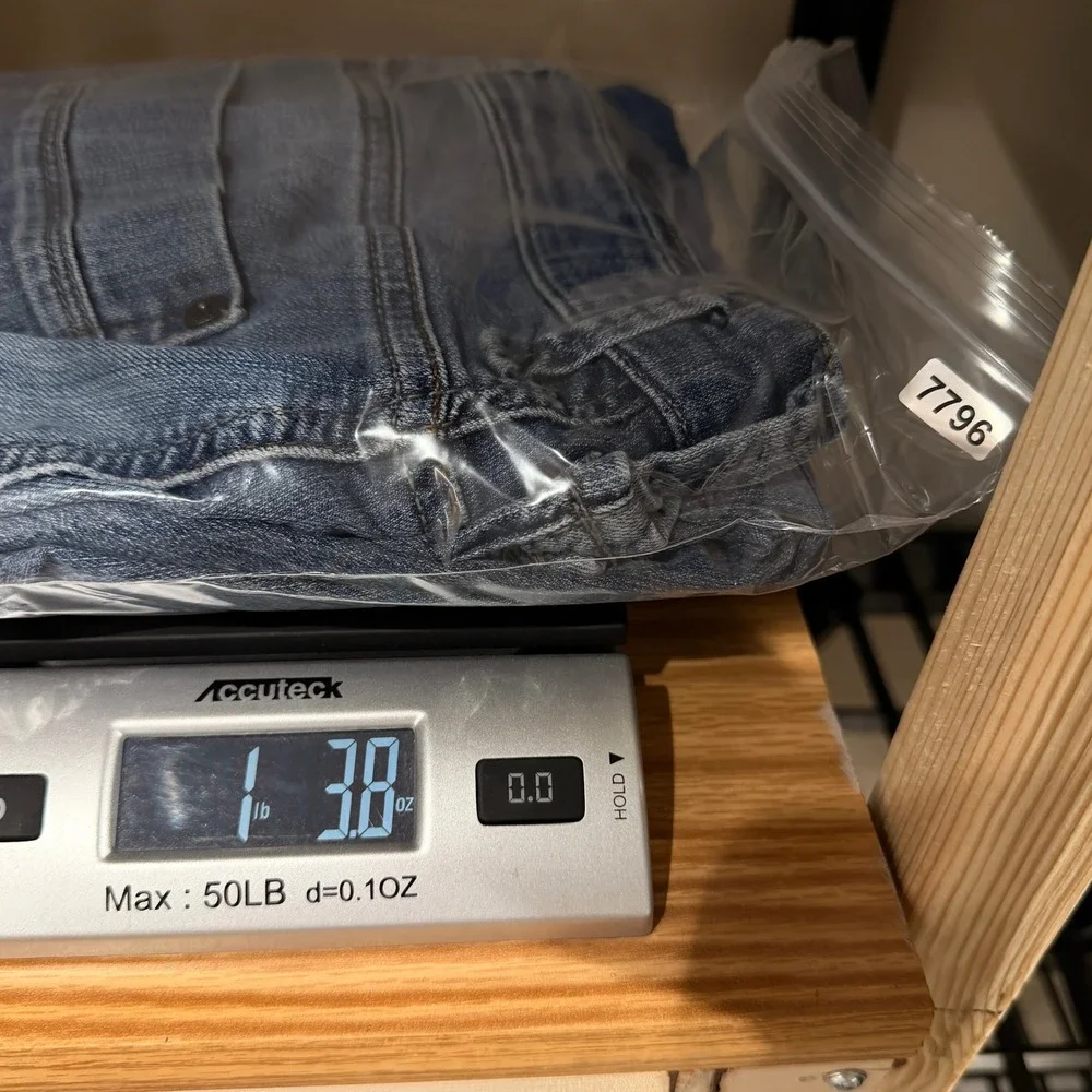 Mavi Jeans Men 33x32 Blue Slim Straight Medium Wash Embroidered Pockets